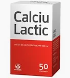 Vitamine Si Suplimente - Calciu Lactic 500Mg X 50Cpr
