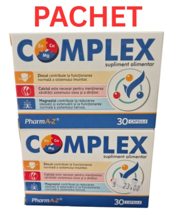 Imunitate - Calciu + Magneziu + Zinc Complex, 30 Capsule