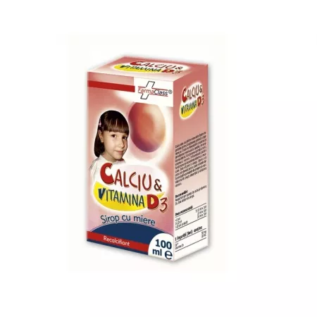 PRODUSE - Calciu si vitamina D3 sirop , 100ml