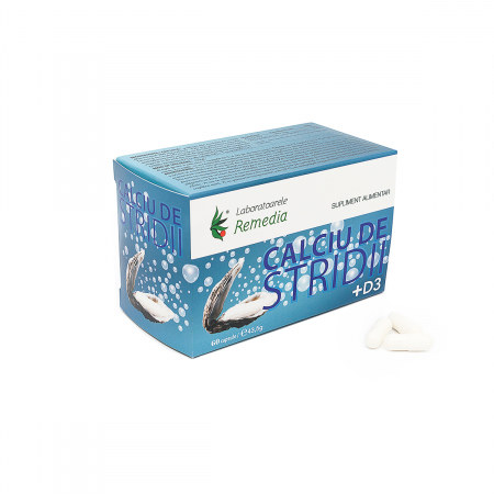 De toate cele.... - Calciu de stridii+D3, 60 capsule