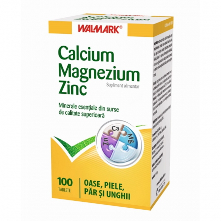 Imunitate - W-Calcium Magnezium Zinc X 100 Tablete