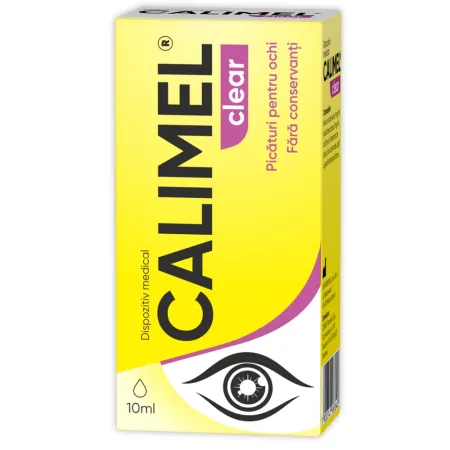 Multivitamine si minerale adulti - Calimel Clear Picături pentru Ochi 10 ml