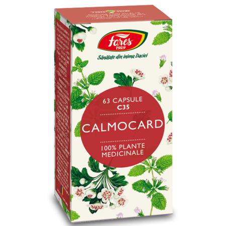 Reglarea tensiunii - Calmocard C35 63 capsule Fares
