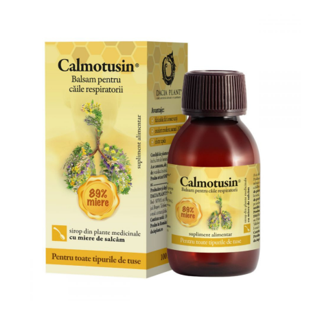 Calmotusin Cu Miere Sirop X 100ML - Dacia Plant [1]