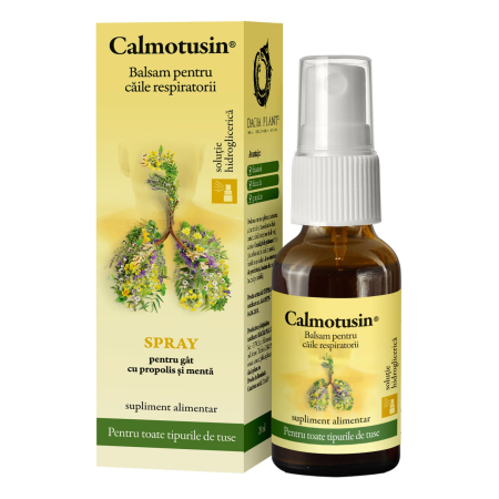Produse Apicole - Calmotusin Spray pentru gât cu propolis și mentă 20 ml