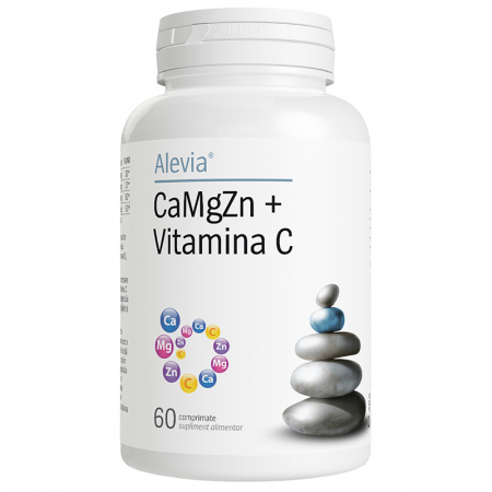 Imunitate - CaMgZn + Vitamina C, 60 comprimate