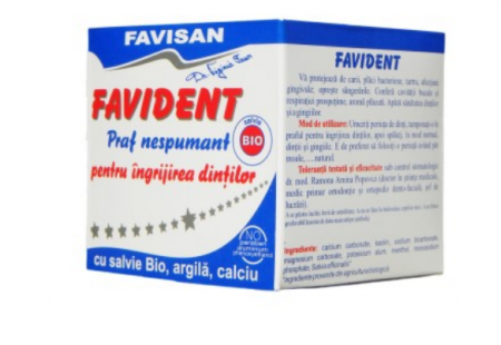 Prieteni buni... - FaviDent praf nespumant pentru ingrijirea dintilor, 50 ml