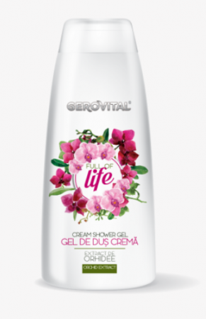 Prieteni buni... - Gerovital Full of life Gel de duș cremă (5690), 400 ml