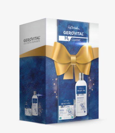 Altele - Gerovital H3 Classic Caseta cadou Emulsie hidratanta demachianta 2in1, 150 ml + Crema lift hidratanta de zi, 50 ml (4440)