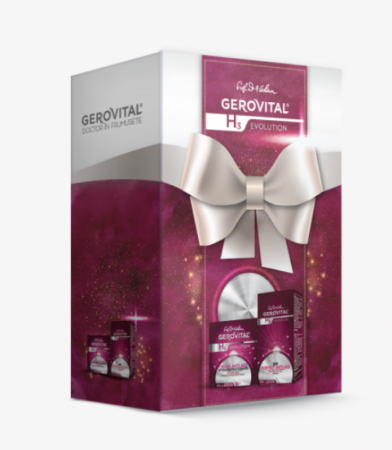Altele - Gerovital H3 Evolution Caseta cadou Crema anti-age intens restructuranta, 50 ml + Ser perfect anti-age, 150 ml