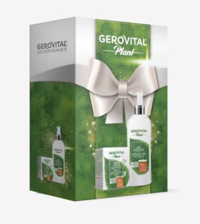 Altele - Gerovital Plant Caseta cadou Cremă antirid nutritivă, 50 ml+Apă micelară, 150 ml