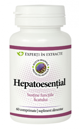 Produse autohtone - Hepatoesential, 60 comprimate