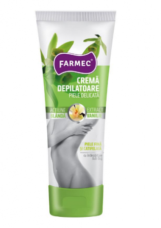 Altele - Farmec Cremă depilatoare pentru piele delicata (822), 150 ml