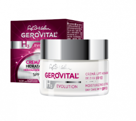 Altele - Gerovital H3 Evolution Crema lift hidratanta de zi cu SPF10 (2210) , 50 ml