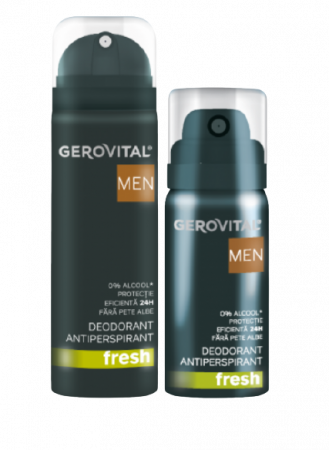 Prieteni buni... - Gerovital Men Deodorant antiperspirant fresh, 40 ml