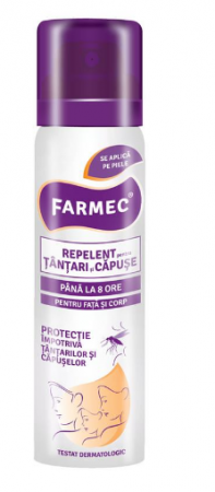Prieteni buni... - Farmec Spray repelent pentru țânțari și căpușe (5318), 75 ml