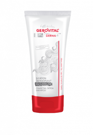 Prieteni buni... - Gerovital H3 Derma+ Sampon detoxifiant cu carbune, 200 ml