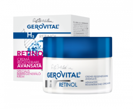 Dermato-cosmetice - Gerovital H3 Retinol Cremă regenerare avansată, 50 ml