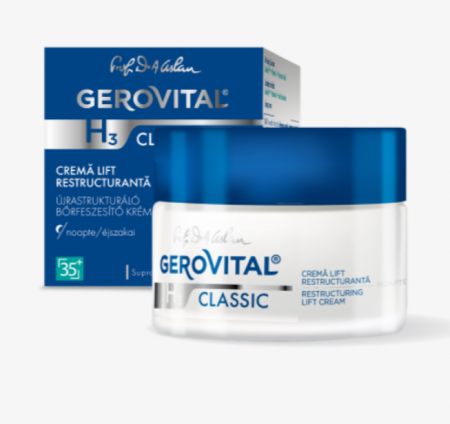 Prieteni buni... - Gerovital H3 Classic Cremă lift restructurantă de noapte, 50 ml