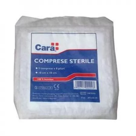 PRODUSE - Cara Comprese Sterile 10/10 , 1 Bucata