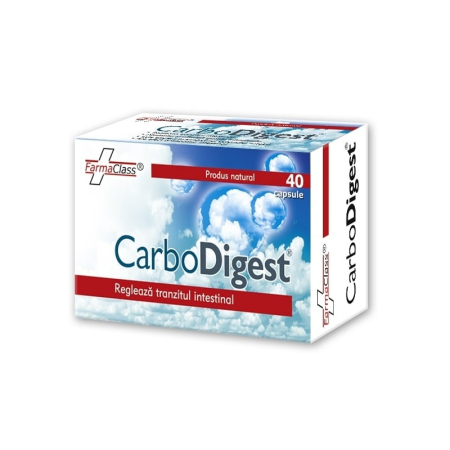 Enzime digestive - Carbodigest 40 capsule FarmaClass