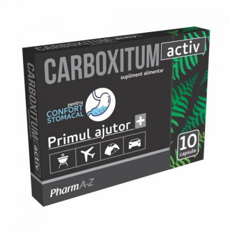 Digestie și metabolism - Carboxitum activ, 10 capsule