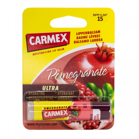 PRODUSE - Carmex Balsam reparator de buze- aroma de Rodie, 4.25 g