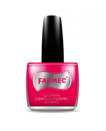 Produse autohtone - Farmec Carmin contur pentru unghii (2259), 11 ml