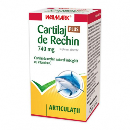 Au, scârțaie și doare-mobilitate scăzută + dureri osoase și articulare - W-Cartilaj De Rechin 740Mg Plus X 30 Capsule