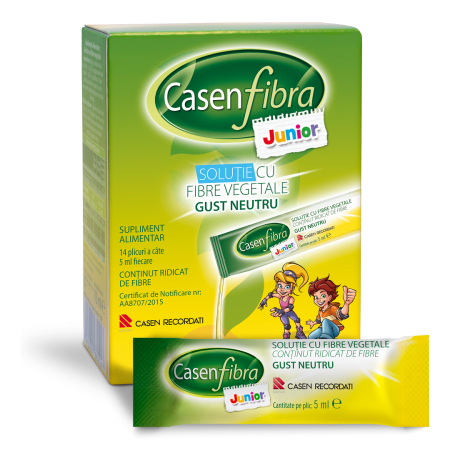 Casen Fibra Junior Solutie 5ML X 14Plicuri