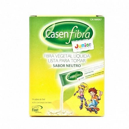 Oferte și reduceri - Casenfibra junior solutie cu fibre vegetale, 14 plicuri