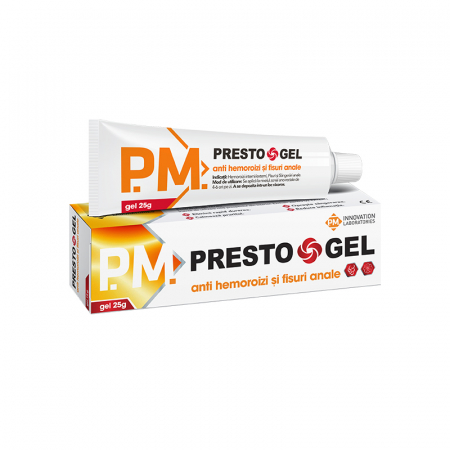 PRODUSE - Prestogel anti hemoroizi si fisuri anale, 25 g