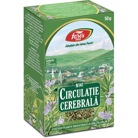 Ceaiuri - Ceai Circulație Cerebrală N141 50 g Fares