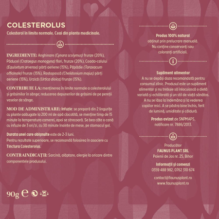 Ceai Colesterolus 90g [5]