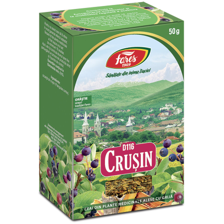 Dieta si wellness - Ceai Crusin Scoarta D116 X 50G - Fares