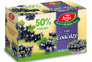 Circulatie periferica deficitara - Ceai cu 50% coacaze, ceai la plic