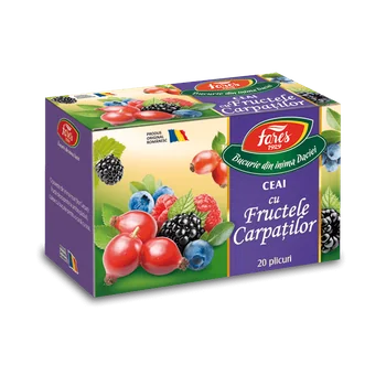 Dieta si wellness - Ceai cu fructele Carpaților Fares 20 doze