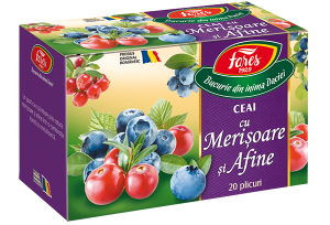 Alimente - Aromfruct Ceai Merisoare si Afine, 20 plicuri