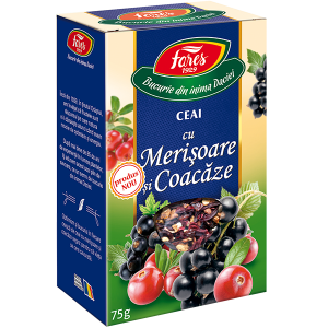 Circulatie periferica deficitara - Ceai cu merisoare si coacaze, la punga