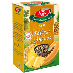 Circulatie periferica deficitara - Ceai cu Papaya si Ananas, la punga