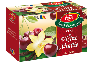 Circulatie periferica deficitara - Ceai cu visine si vanilie, la plic