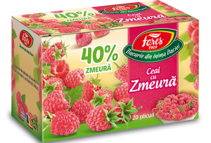 Circulatie periferica deficitara - Ceai cu zmeura 40%, ceai la plic