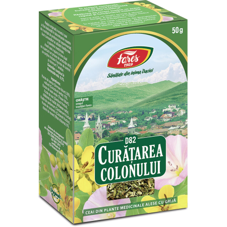Dieta si wellness - Ceai Curatarea Colonului D89 X 50G - Fares