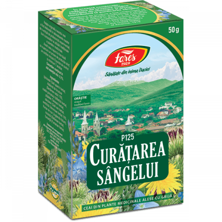 Produse autohtone - Ceai Curatarea sangelui (P125), 50 g