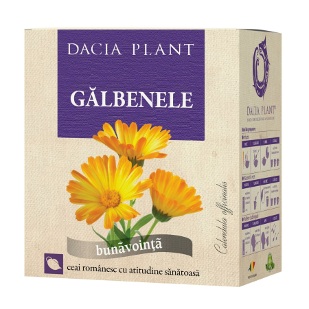 Dieta Si Wellness - Ceai de gălbenele Dacia Plant 50 g