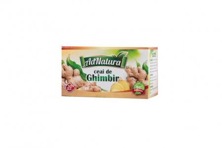 Tulburări gastrointestinale - Ceai de ghimbir, 20 doze