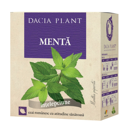 Dieta Si Wellness - Ceai de mentă Dacia Plant 50 g