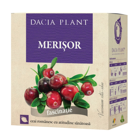 Dieta Si Wellness - Ceai de merișor Dacia Plant 30 g