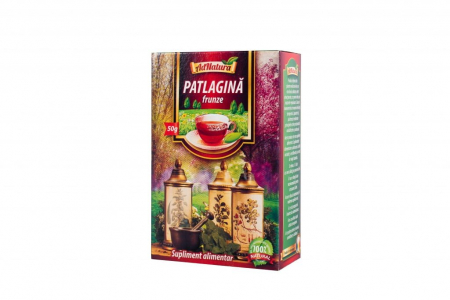 PRODUSE - Ceai din frunze de pătlagină, 50 g