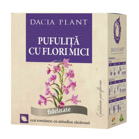 Dieta Si Wellness - Ceai de pufuliță cu flori mici 50 g Dacia Plant